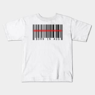 born in augustust Kids T-Shirt